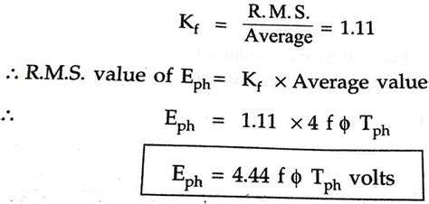 Derivation of EMF Equation of Synchronous Generator .